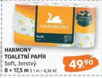 Konzum Harmony toaletní papír nabídka