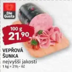Konzum Vepřová šunka nabídka