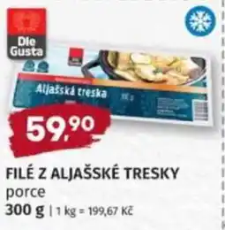 Konzum Filé z aljašské tresky nabídka