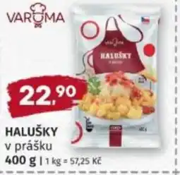 Konzum Halušky nabídka