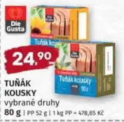 Konzum Tuňák kousky nabídka