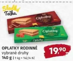 Konzum Oplatky Rodinné nabídka