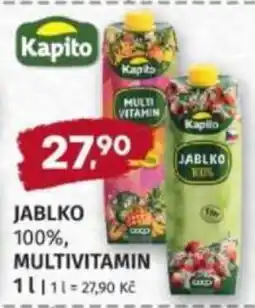 Konzum Jablko 100%, multivitamin nabídka