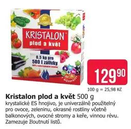 Teta Kristalon plod a květ nabídka