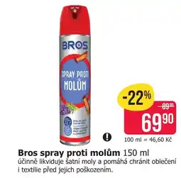 Teta Bros spray proti molům nabídka