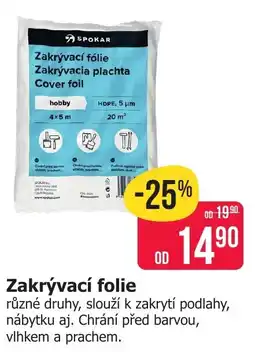 Teta Zakrývací folie nabídka