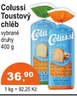 COOP DISKONT Colussi Toustový chléb nabídka
