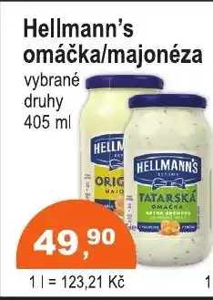 COOP DISKONT Hellmann's omáčka/majonéza nabídka