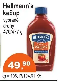 COOP DISKONT Hellmann's kečup nabídka