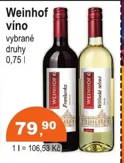 COOP DISKONT Weinhof víno nabídka