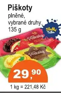COOP DISKONT Piškoty nabídka