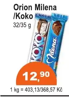 COOP DISKONT Orion Milena /Koko nabídka