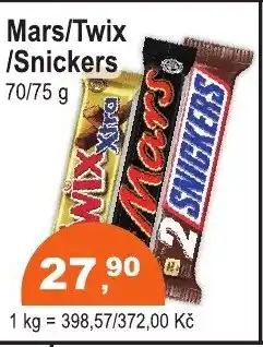 COOP DISKONT Mars/Twix /Snickers nabídka