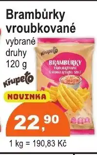 COOP DISKONT Brambůrky vroubkované nabídka