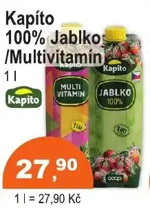 COOP DISKONT Kapíto 100% Jablko /Multivitamín nabídka