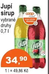COOP DISKONT Jupí sirup nabídka