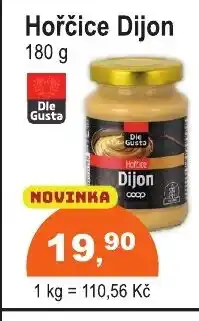 COOP DISKONT Hořčice Dijon nabídka