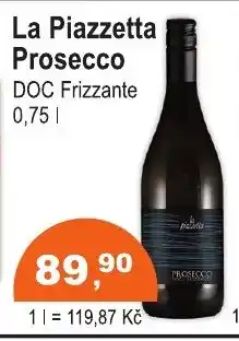 COOP DISKONT La Piazzetta Prosecco nabídka