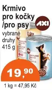 COOP DISKONT AXI Krmivo pro kočky /pro psy nabídka