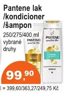 COOP DISKONT Pantene lak /kondicioner /šampon nabídka