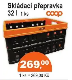 COOP DISKONT Skládací přepravka nabídka