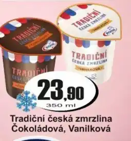 Adam Tradiční česká zmrzlina Čokoládová, Vanilková nabídka