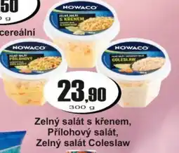 Adam Zelný salát s křenem, Přílohový salát, Zelný salát Coleslaw nabídka