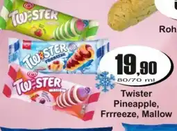Adam Twister Pineapple, Frrreeze, Mallow nabídka
