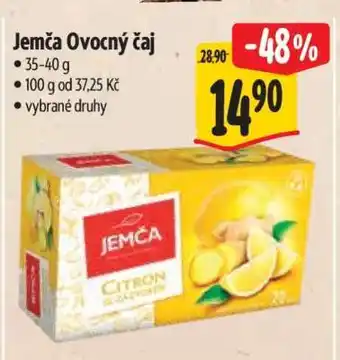 Albert Jemča ovocný čaj nabídka