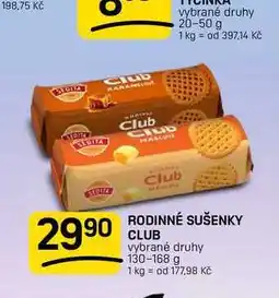 Flop RODINNÉ SUŠENKY CLUB vybrané druhy nabídka