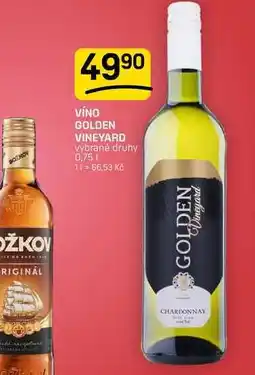 Flop VÍNO GOLDEN VINEYARD vybrané druhy nabídka