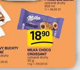 Flop MILKA CHOCO CROISSANT vybrané druhy nabídka