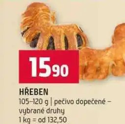 Terno HŘEBEN 105-120 g pečivo dopečené vybrané druhy nabídka
