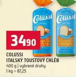 Terno COLUSSI ITALSKÝ TOUSTOVÝ CHLÉB 400 g vybrané druhy nabídka