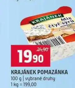 Terno KRAJÁNEK POMAZÁNKA 100 g vybrané druhy nabídka
