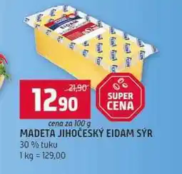 Terno MADETA JIHOČESKÝ EIDAM SÝR 30% tuku nabídka