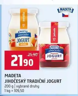 Terno MADETA JIHOČESKÝ TRADIČNÍ JOGURT 200 g vybrané druhy nabídka