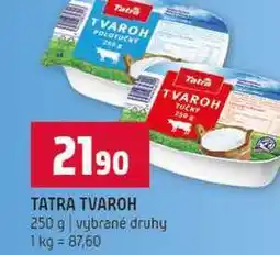 Terno TATRA TVAROH 250 g vybrané druhy nabídka