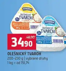 Terno OLEŠNICKÝ TVAROH 200-230 g vybrané druh nabídka