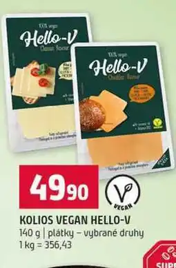 Terno KOLIOS VEGAN HELLO-V 140 g plátky vybrané druhy nabídka
