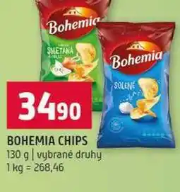 Terno BOHEMIA CHIPS 130 g vybrané druhy nabídka