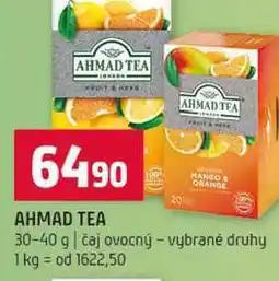 Terno AHMAD TEA 30-40 g čaj ovocný vybrané druhy nabídka
