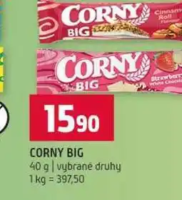 Terno CORNY BIG 40 g vybrané druhy nabídka