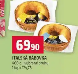 Terno ITALSKÁ BÁBOVKA YOGURT 400 g vybrané druhy nabídka