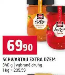 Terno SCHWARTAU EXTRA DŽEM 340 g vybrané druhy nabídka