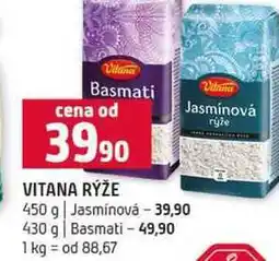 Terno VITANA RÝŽE 450 g Jasmínová 430 g Basmati nabídka