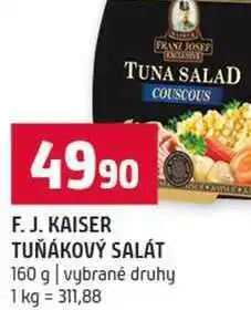 Terno F. J. KAISER TUŇÁKOVÝ SALÁT 160 g vybrané druhy nabídka