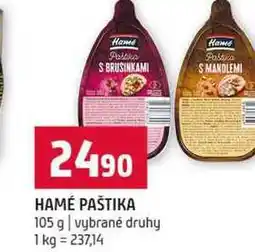 Terno HAMÉ PAŠTIKA 105 g vybrané druhy nabídka