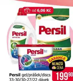 Teta Persil gel/prášek/discs 33-30/30-27/22 dávek nabídka