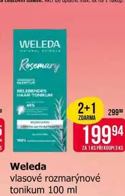 Teta Weleda vlasové rozmarýnové tonikum nabídka